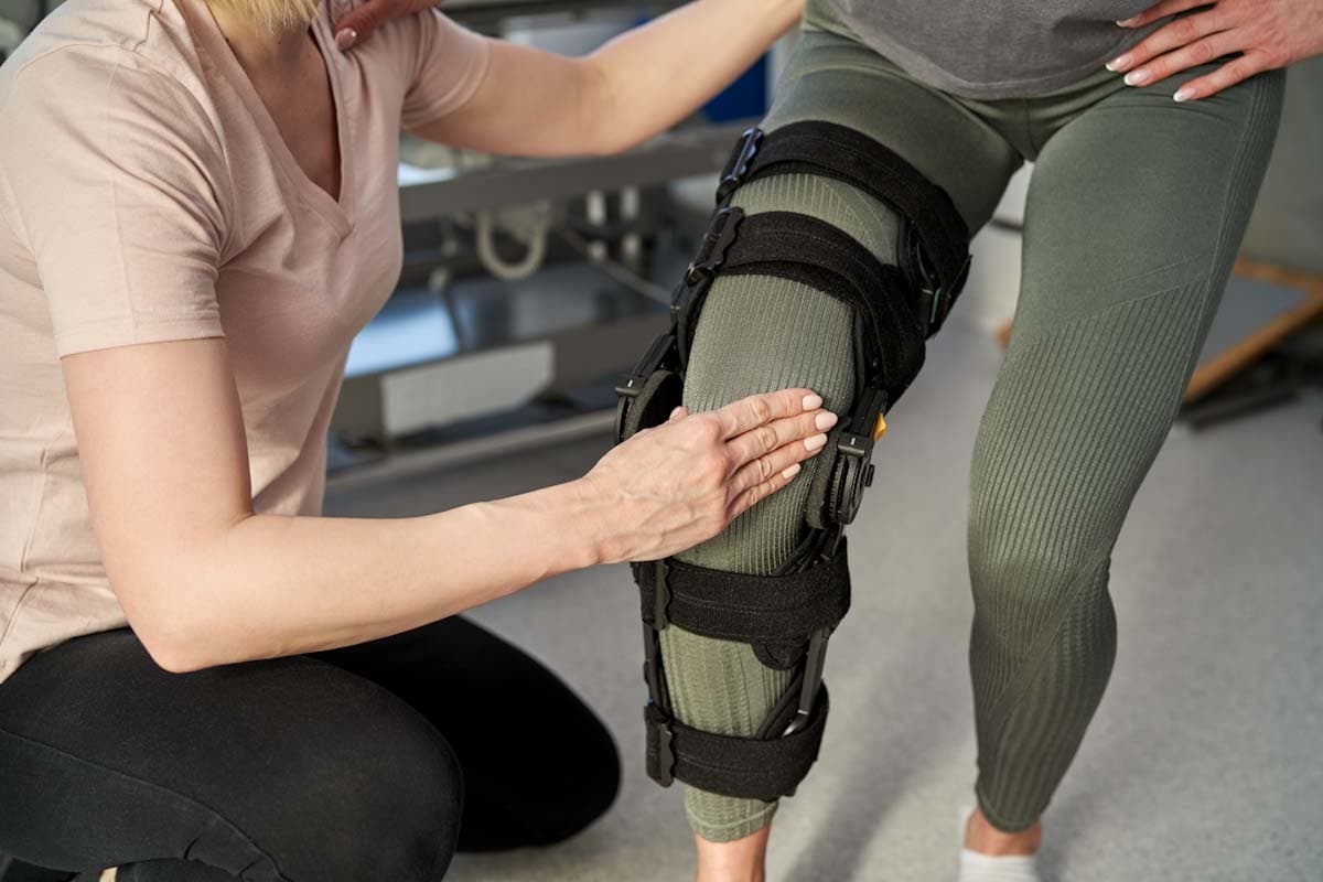 Robotic-assisted knee replacement procedure